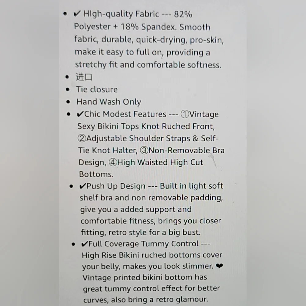 NWT LEOPARD high waisted push up strappy halter pinup bathing swim suit - Picture 5 of 9